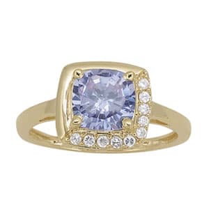 Princess-Cut Color Ring (0.1 ct. tw.) — View 1