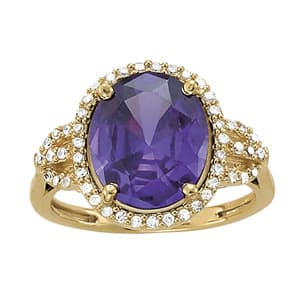 Color Rings Oval (1/4 ct. tw.) — View 1