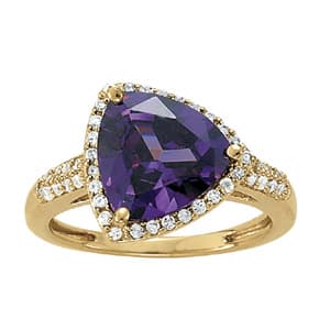 Trillion Shaped Color Rings (1/4 ct. tw.) — View 1