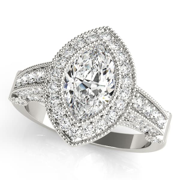 Color Rings Marquise — style 84009 in 10k White Gold