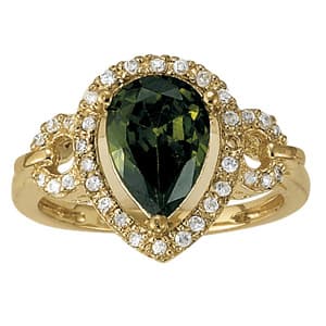 Pear Shaped Color Rings (0.17 ct. tw.) — View 1