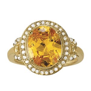 Oval Shaped Color Rings (0.19 ct. tw.) — View 1