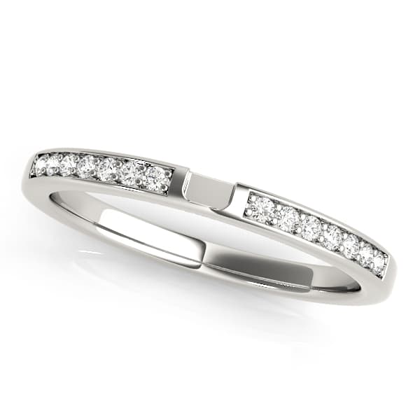 Wedding Bands Prong Set — 2 CT (0.09 ct. tw.) — View 1