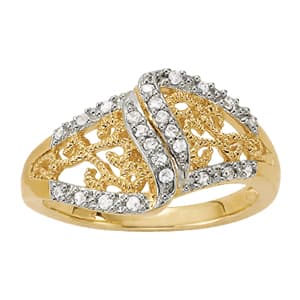 Double Row Fashion Ring (1/4 ct. tw.) — View 1