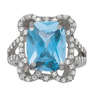 Color Rings Emerald (0.8 ct. tw.) — White Gold