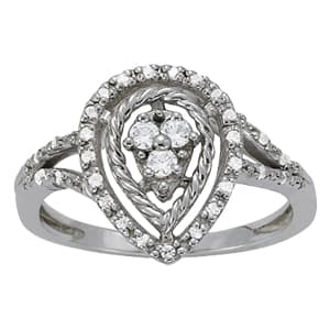 Diamond Fashion Cluster (1/4 ct. tw.) — View 1