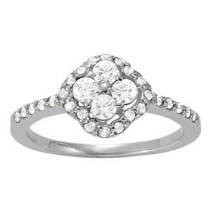 Diamond Fashion Cluster (2/3 ct. tw.) — View 1