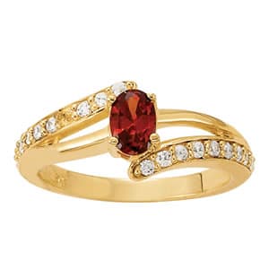 Color Rings Oval (0.3 ct. tw.) — View 1