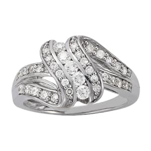 Swirl Multirow Fashion Ring (0.54 ct. tw.) — View 1