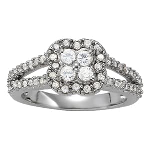 Diamond Fashion Cluster (7/8 ct. tw.) — View 1