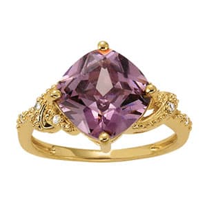 COLOR RINGS PRINCESS &amp; CUSHION (0.03 ct. tw.) — White Gold