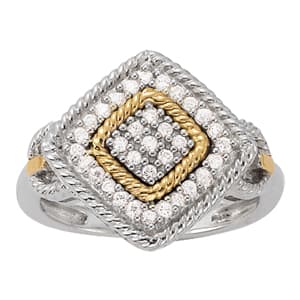 Braided Cluster Fashion Ring (1/3 ct. tw.) — View 1