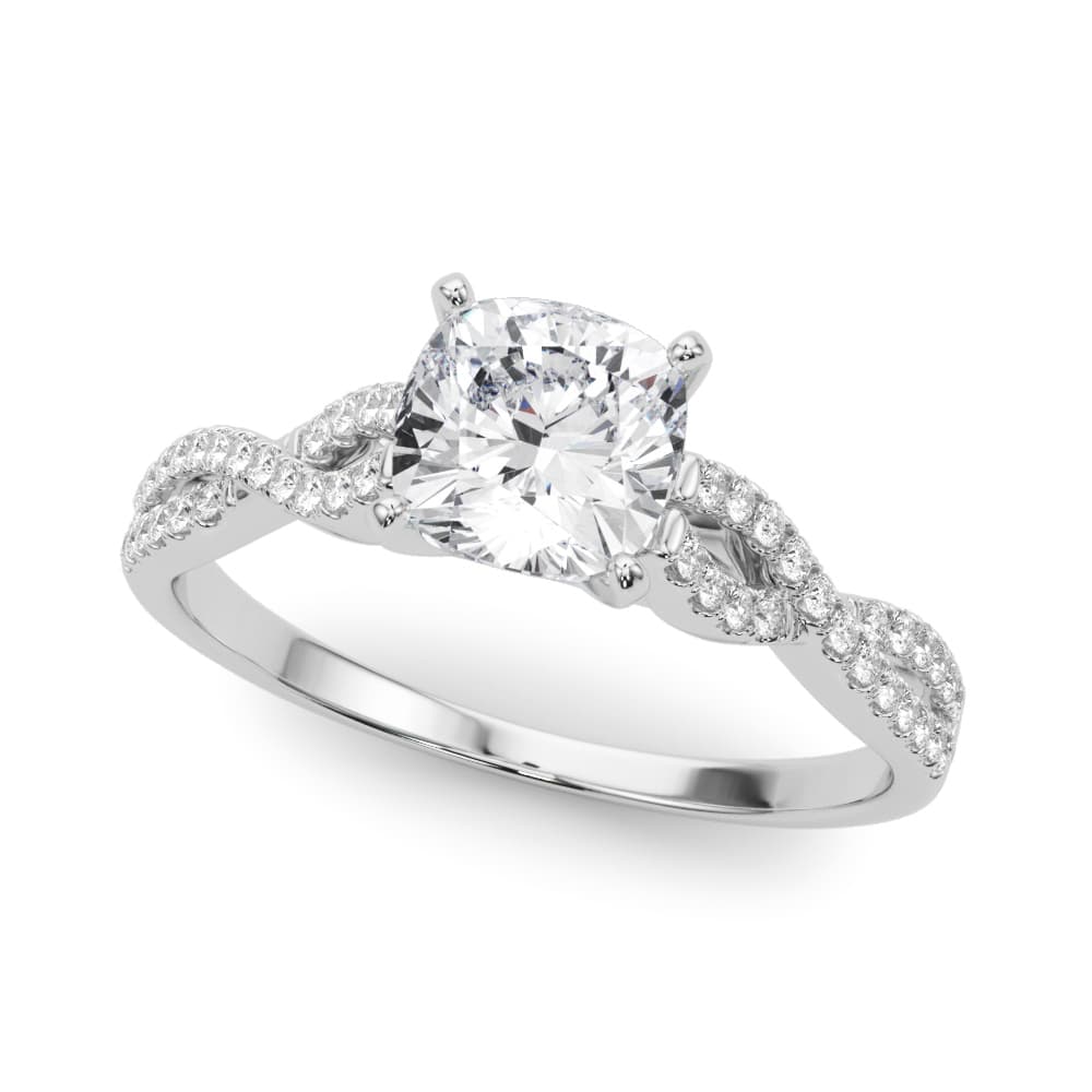 Infinity Engagement Ring — style 84274 in 10k White Gold