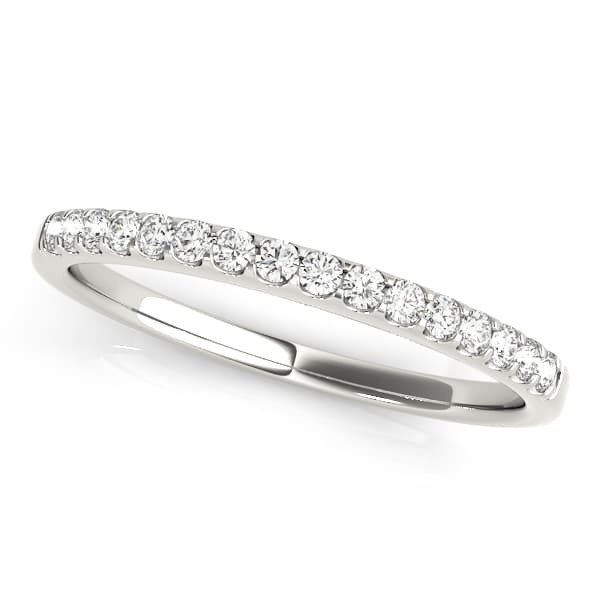 Straight Diamond Shared Prong Wedding Band (0.16 ct. tw.) — View 1