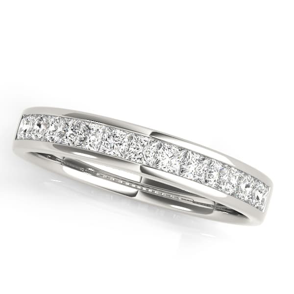 Channel Set Princess Cut Wedding Band (0.98 ct. tw.) — View 1
