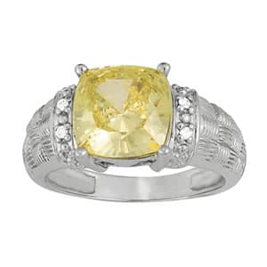 COLOR RINGS PRINCESS &amp; CUSHION (0.03 ct. tw.) — View 1