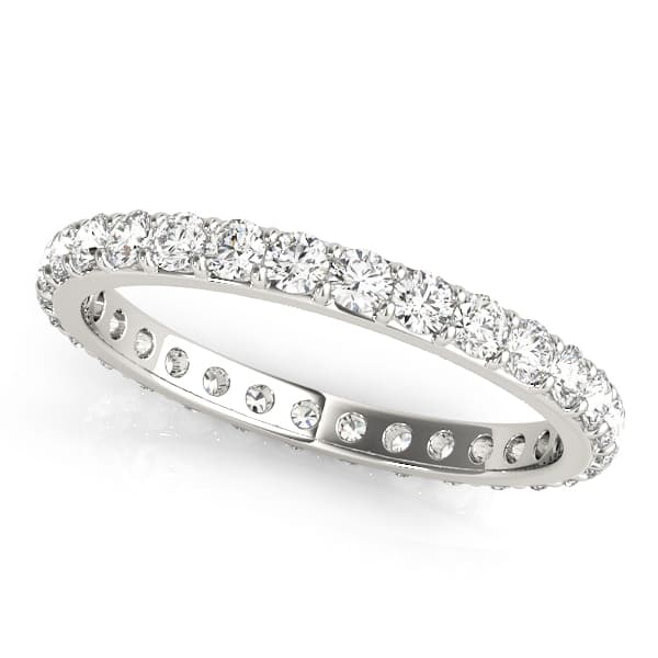 Shared Prong Eternity Wedding Band — .01,S5 (3/8 ct. tw.) — View 1