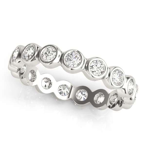 Bezel Set Eternity Wedding Band (2/3 ct. tw.) — View 1