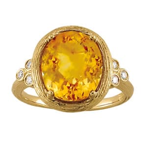 Color Rings Oval (0.09 ct. tw.) — View 1