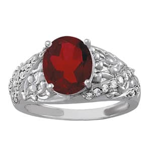 Color Rings Oval (0.2 ct. tw.) — View 1