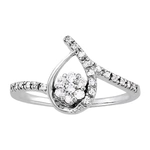 Diamond Fashion Cluster (1/4 ct. tw.) — View 1