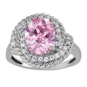 Color Rings Oval (1/3 ct. tw.) — View 1