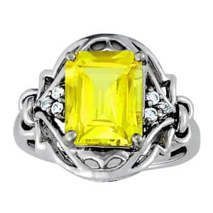 Color Rings Oval (0.09 ct. tw.) — View 1