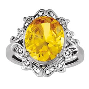 Color Rings Oval (1/8 ct. tw.) — View 1