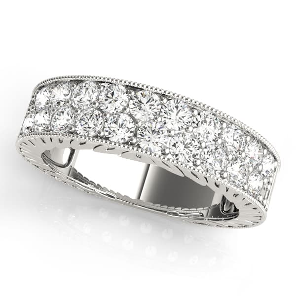 Wedding Bands Pavé — 3/4 CT (0.72 ct. tw.) — View 1