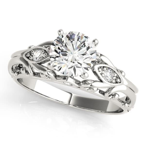 Engagement Rings Solitaires Any Sh — style 84531 in 10k White Gold