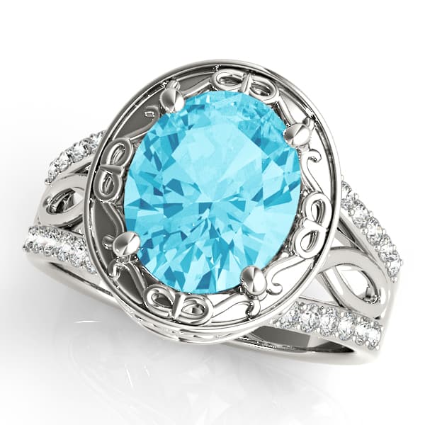 Oval-split Shank Design (1/4 ct. tw.) — View 1