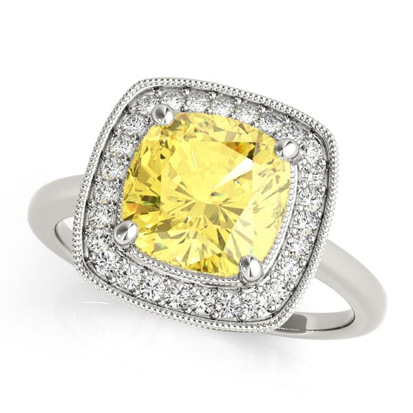 Engagement Ring in 10k White Gold