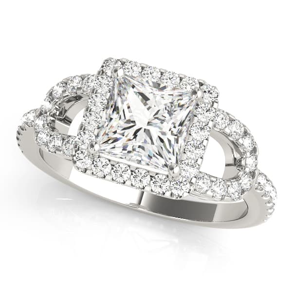 *brkdwn* Engagement Ring in 10k White Gold