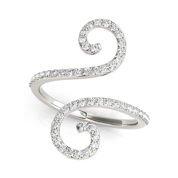 Open Flourish Style Fashion Rings (0.52 ct. tw.) — View 1