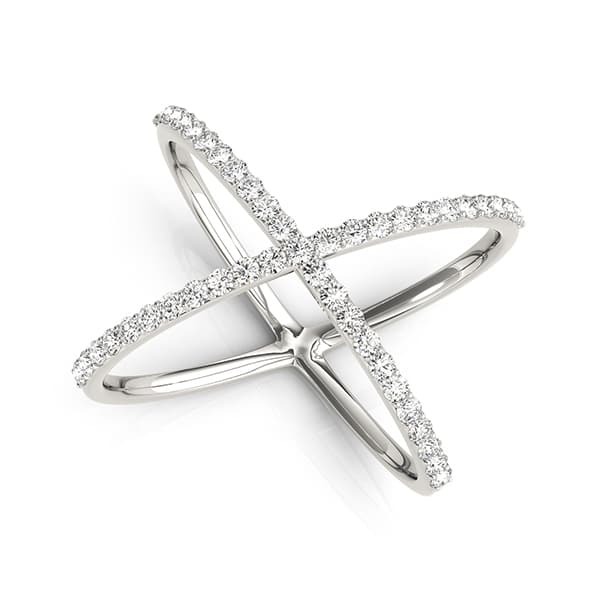 Criss Cross Diamond Ring (0.45 ct. tw.) — View 1