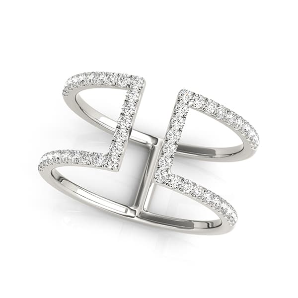 Open Concept Fashion Ring (1/2 ct. tw.) — View 1