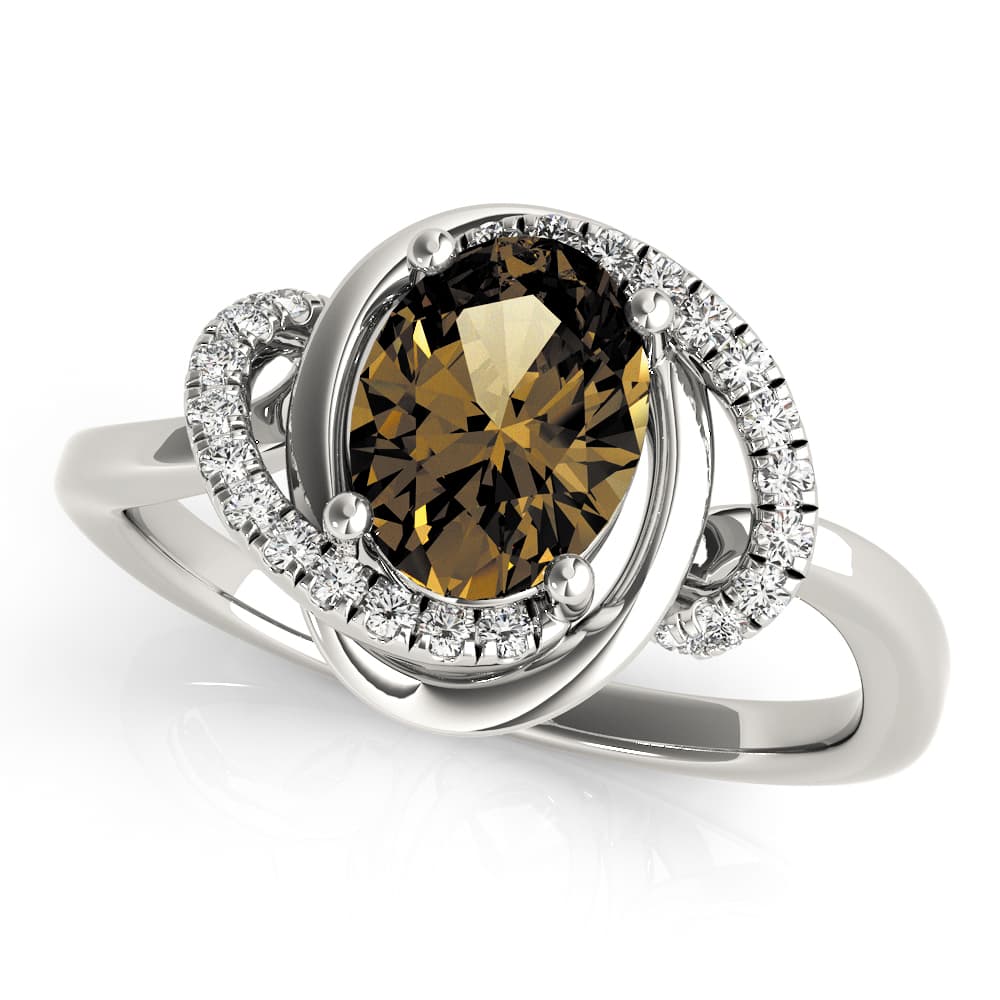 8x6 Oval Ring (1/8 ct. tw.) — View 1