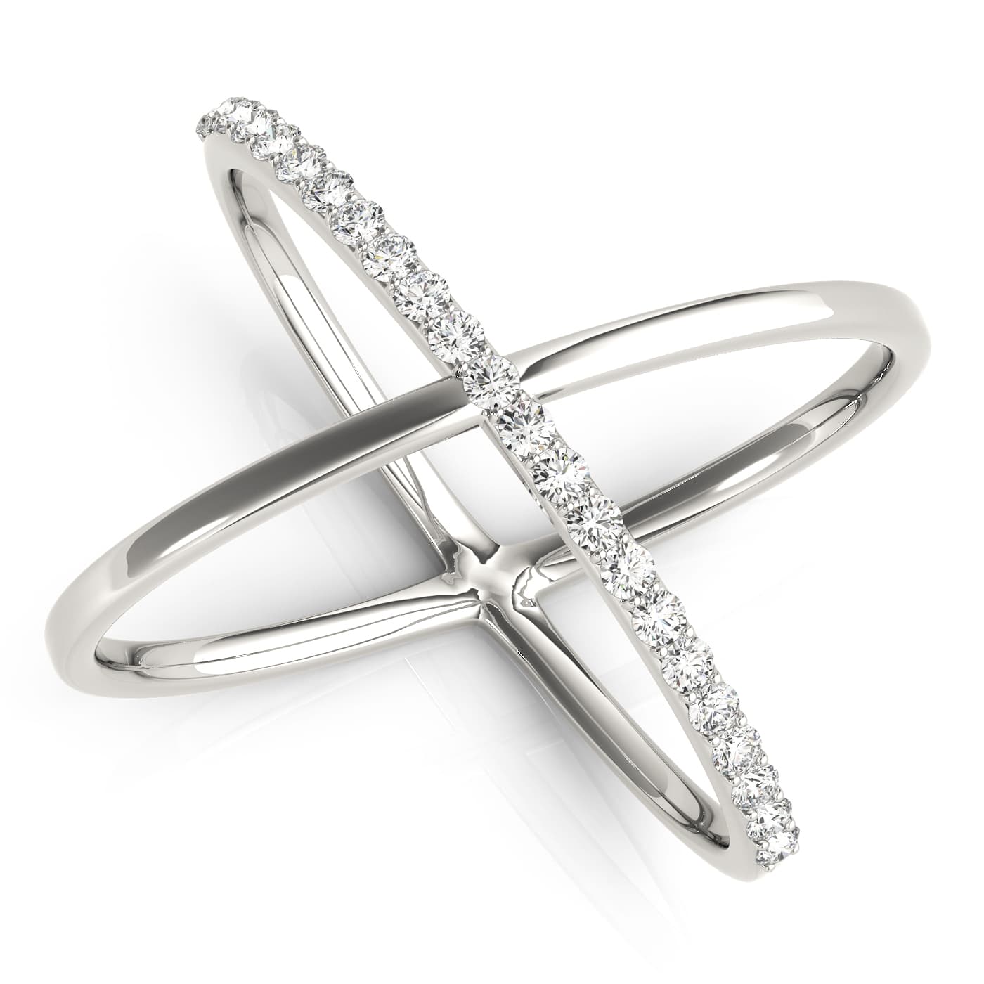 Single Row Shared Prong Fashion Ring (0.17 ct. tw.) — View 1