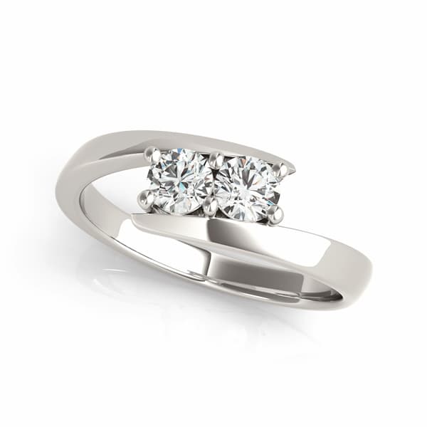 2-Stone Bypass Fashion Ring — 1/2 CT (1/2 ct. tw.) — View 1