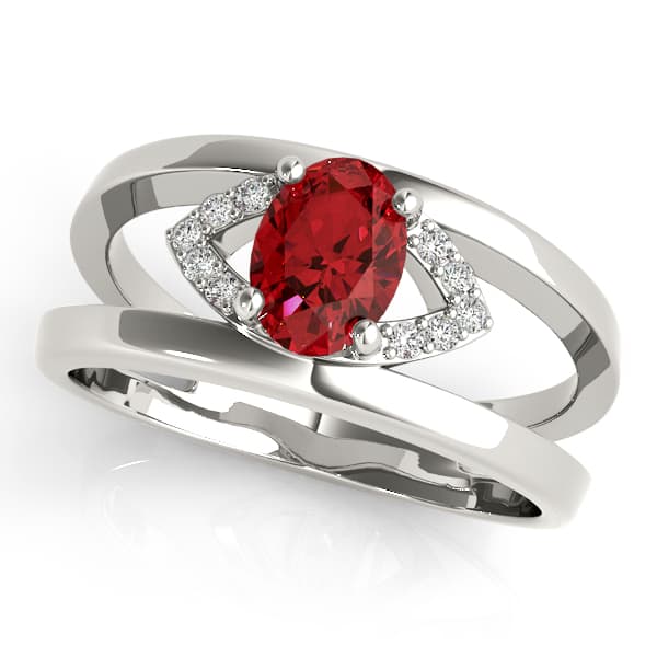 7x5 Oval Ring (0.05 ct. tw.) — View 1