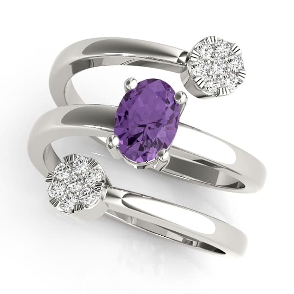 7x5 Oval Ring (1/8 ct. tw.) — View 1