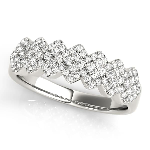 Contemporary Zig-Zag Stackable Fashion Ring (5/8 ct. tw.) — View 1