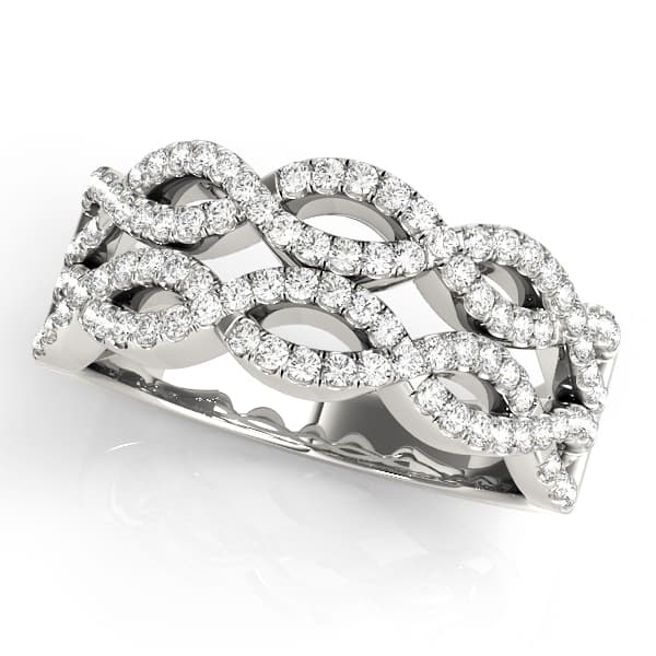 Two Row Infinity Band (5/8 ct. tw.) — View 1