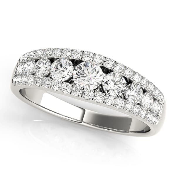 3-Row Graduating Fashion Ring (0.7 ct. tw.) — View 1