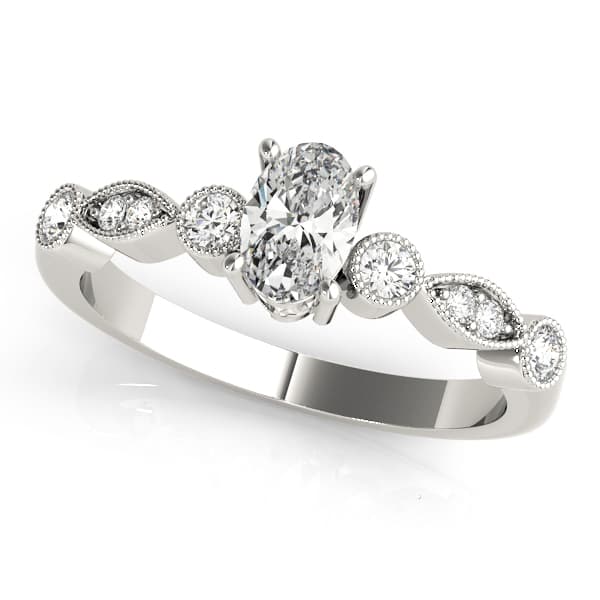 Oval Fashion Ring — 8X6 MM (0.2 ct. tw.) — View 1