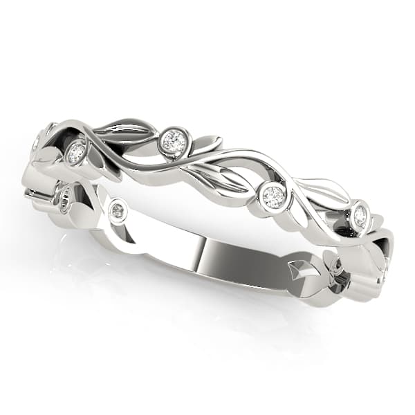 Nature Inspired Stackable Ring (0.04 ct. tw.) — View 1