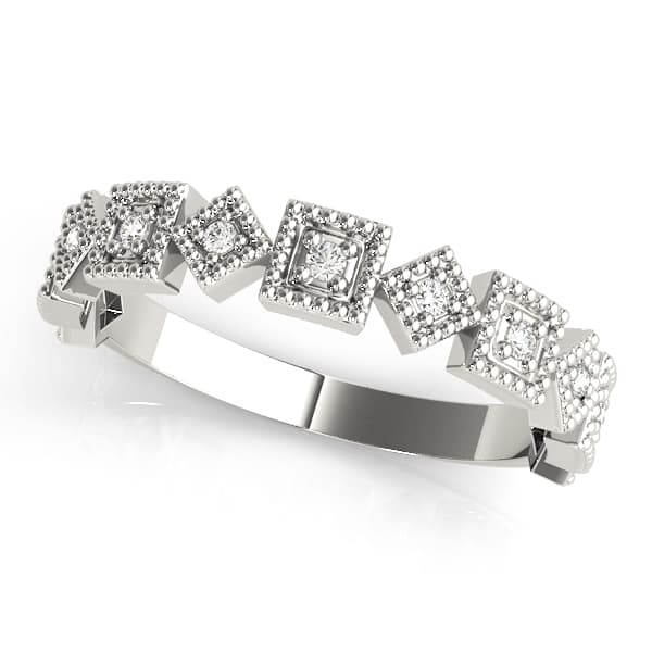 Vintage-Inspired Milgrain Band (0.07 ct. tw.) — View 1