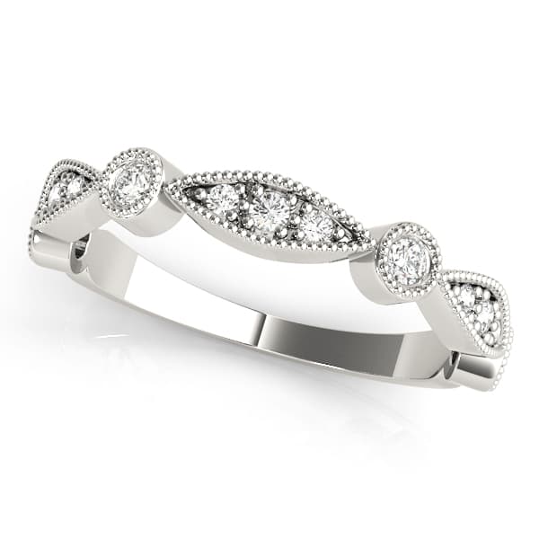 Stackable Milgrain Band (0.16 ct. tw.) — View 1