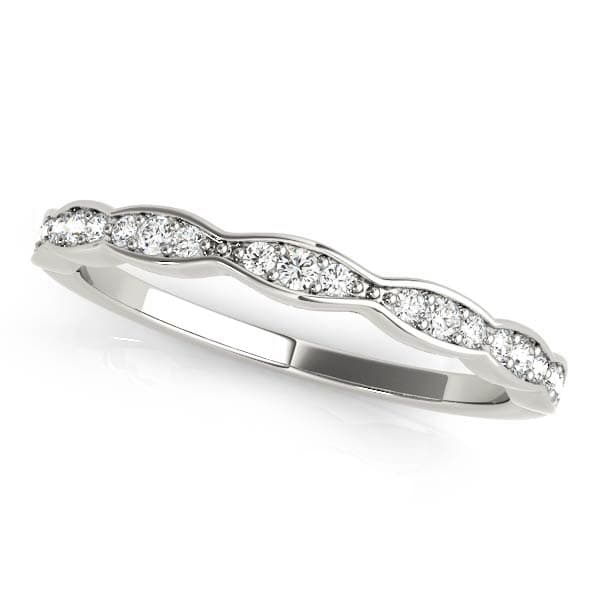 Vintage Inspired Wedding Band (1/8 ct. tw.) — View 1