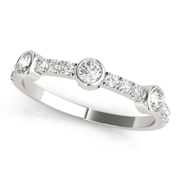 Bezel Set Split Prong Fashion Ring (0.42 ct. tw.) — View 1